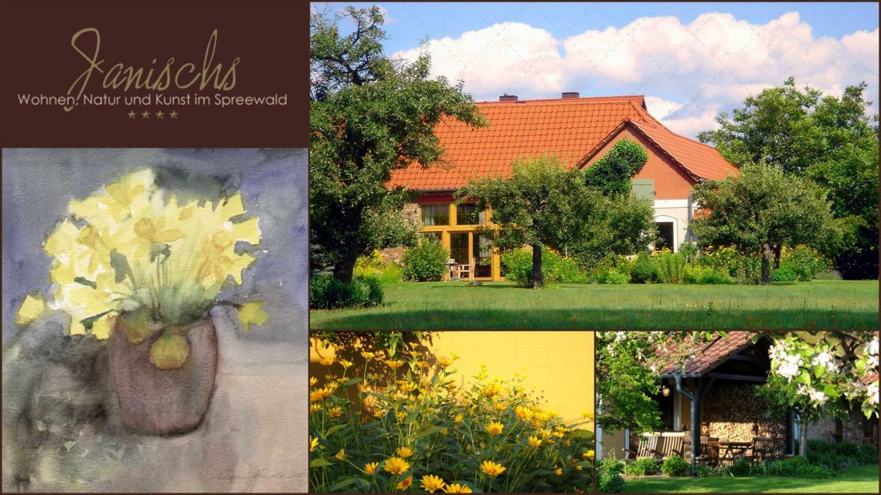 Janischs Fewo Im Spreewald, Terrasse, Grosser Garten Und Blick Inklusive Unterspreewald المظهر الخارجي الصورة